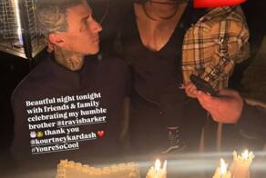 Муж Кортни Кардашьян, Трэвис Баркер,  отпраздновал свой 50-ый день рождения