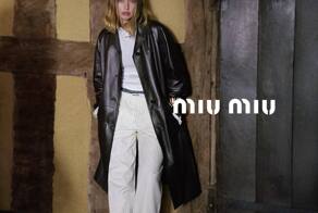 Джиджи Хадид в фотосессии для Miu Miu