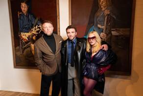 Мадонна и Гай Ричи впервые за 17 лет позируют вместе на художественной выставке своего сына в Лондоне