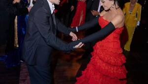 Джастин Бибер танцует с Крис Дженнер на ее 70-летие