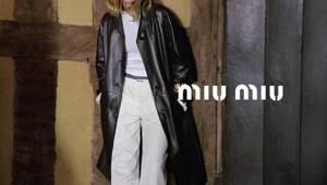 Джиджи Хадид в фотосессии для Miu Miu