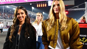 Рози Хантингтон-Уайтли и Джессика Альба посетили Гран-При Формулы-1