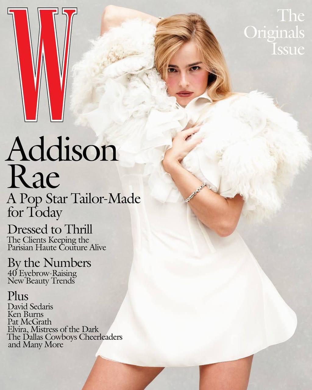 Доброе утро с шикарной Эддисон Рэй для W Magazine
