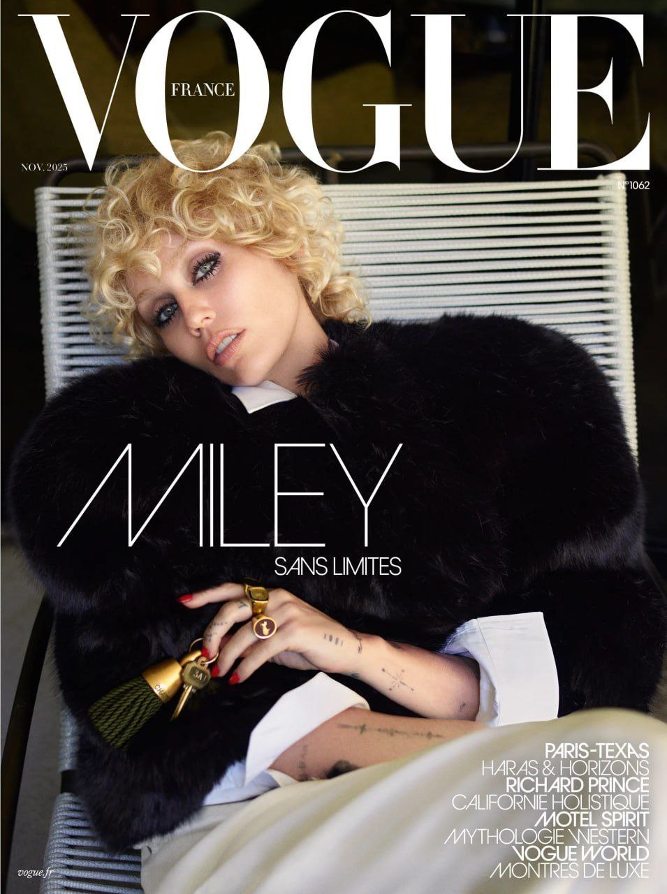 Майли Сайрус для Vogue France