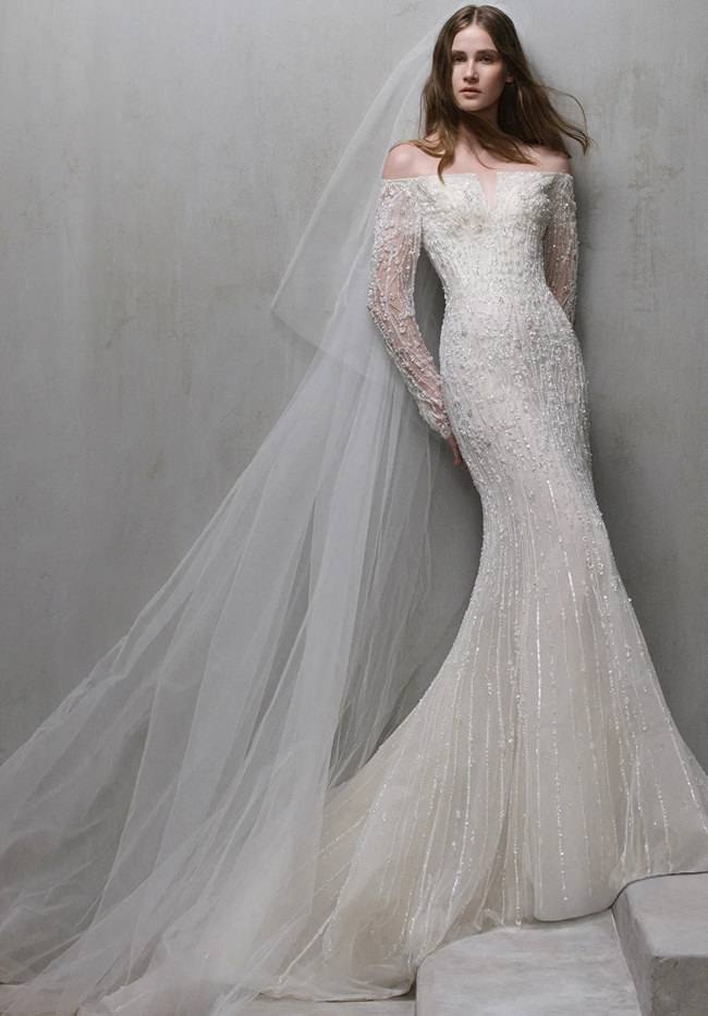 Ливанский дизайнер Elie Saab представил новую коллекцию свадебных платьев, осень 2026 на Неделе свадебной моды в Нью-Йорке