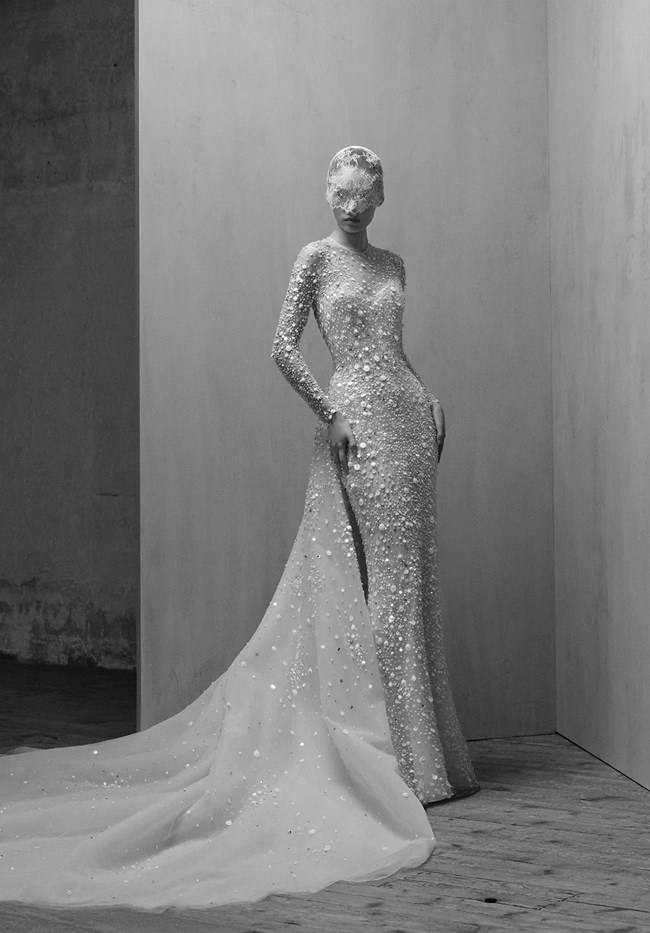 Ливанский дизайнер Elie Saab представил новую коллекцию свадебных платьев, осень 2026 на Неделе свадебной моды в Нью-Йорке