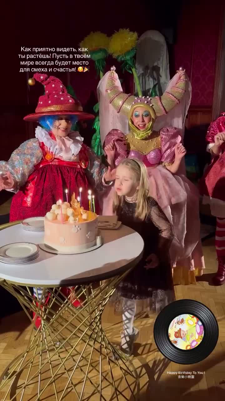 Дочери Анастасии Заворотнюк и Петра Чернышева Миле исполнилось 7 лет