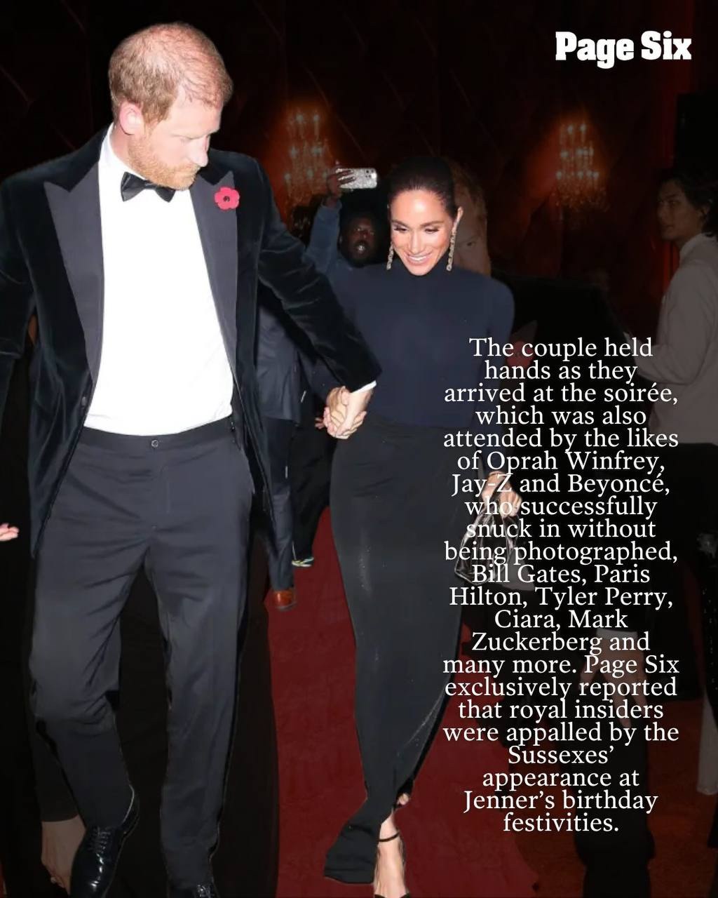 Меган Маркл и принц Гарри заставили Ким Кардашьян и Крис Дженнер удалить их фотографии из всех хроник со дня рождения Крис