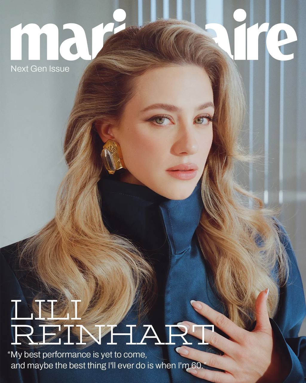 Лили Рейнхарт для журнала Marie Claire