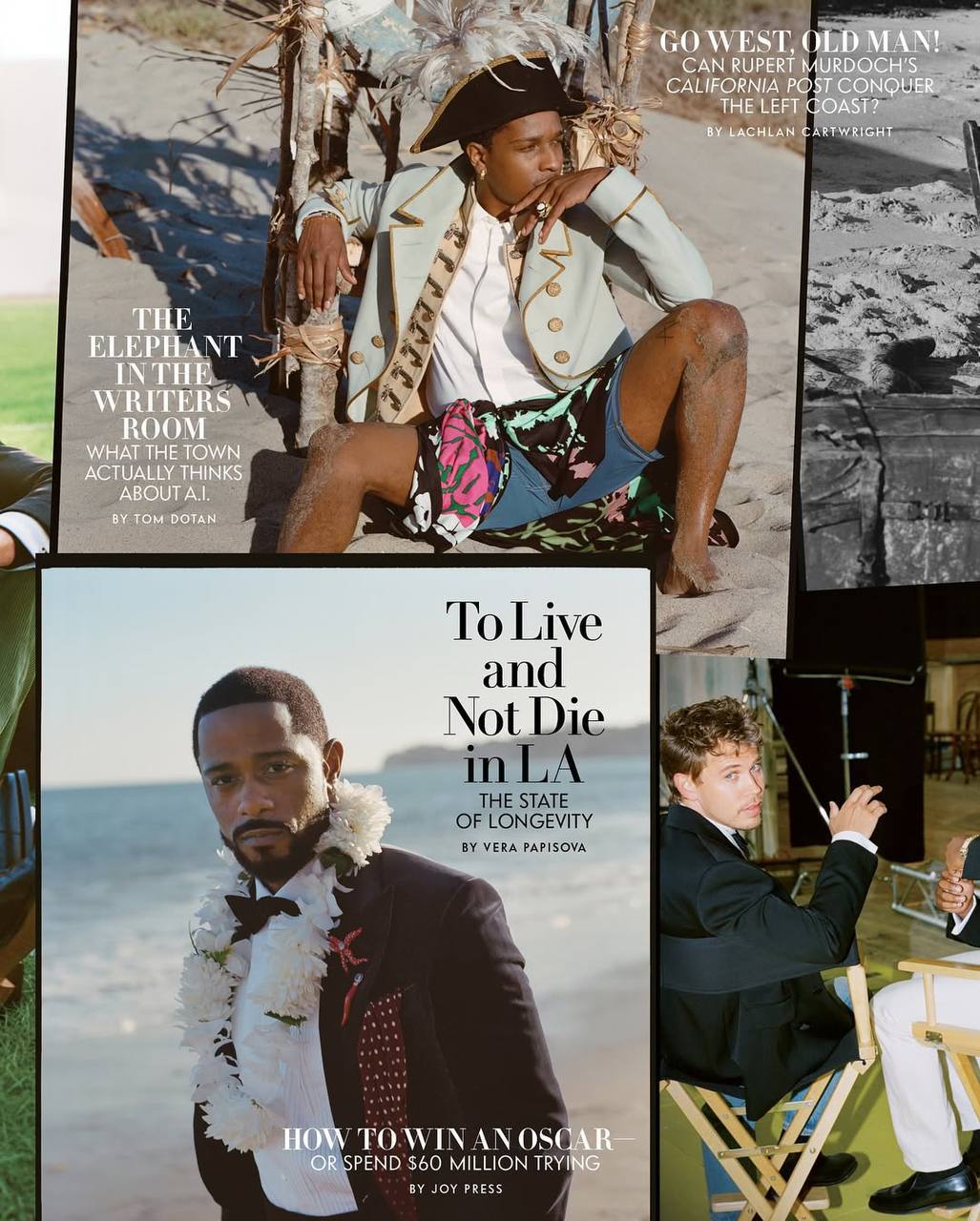 Журнал Vanity Fair выпустил специальный номер, посвященный самым хайповым  актёрам в уходящем году