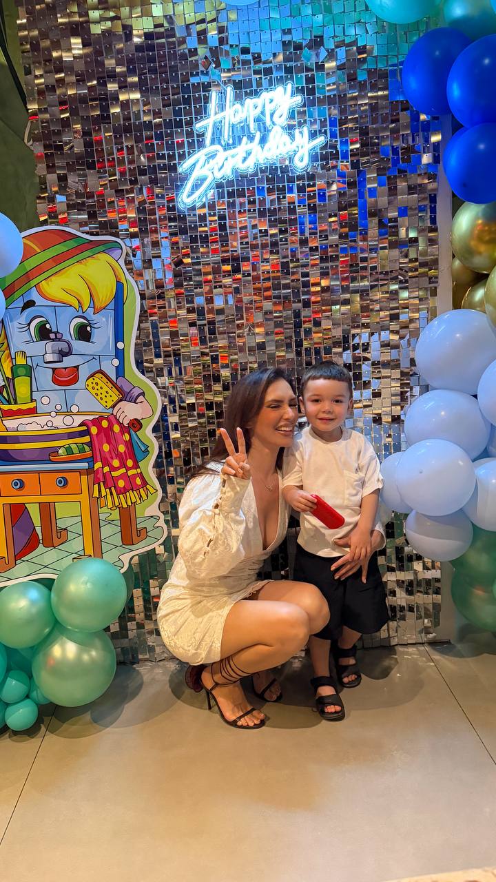 Ольга Серябкина поделилась трогательными кадрами дня рождения своего сына