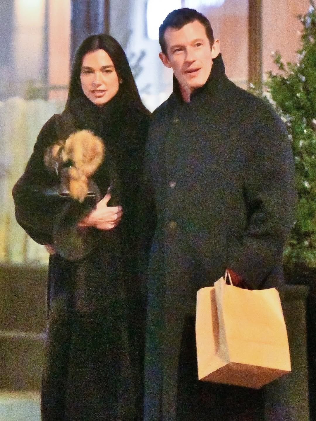 Папарацци запечатлели Дуа Липу с женихом Каллумом Тернером