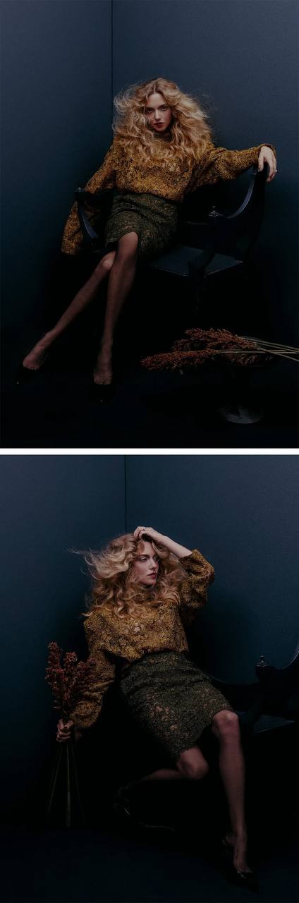 Аманда Сайфред для портала Who What Wear, декабрь 2025