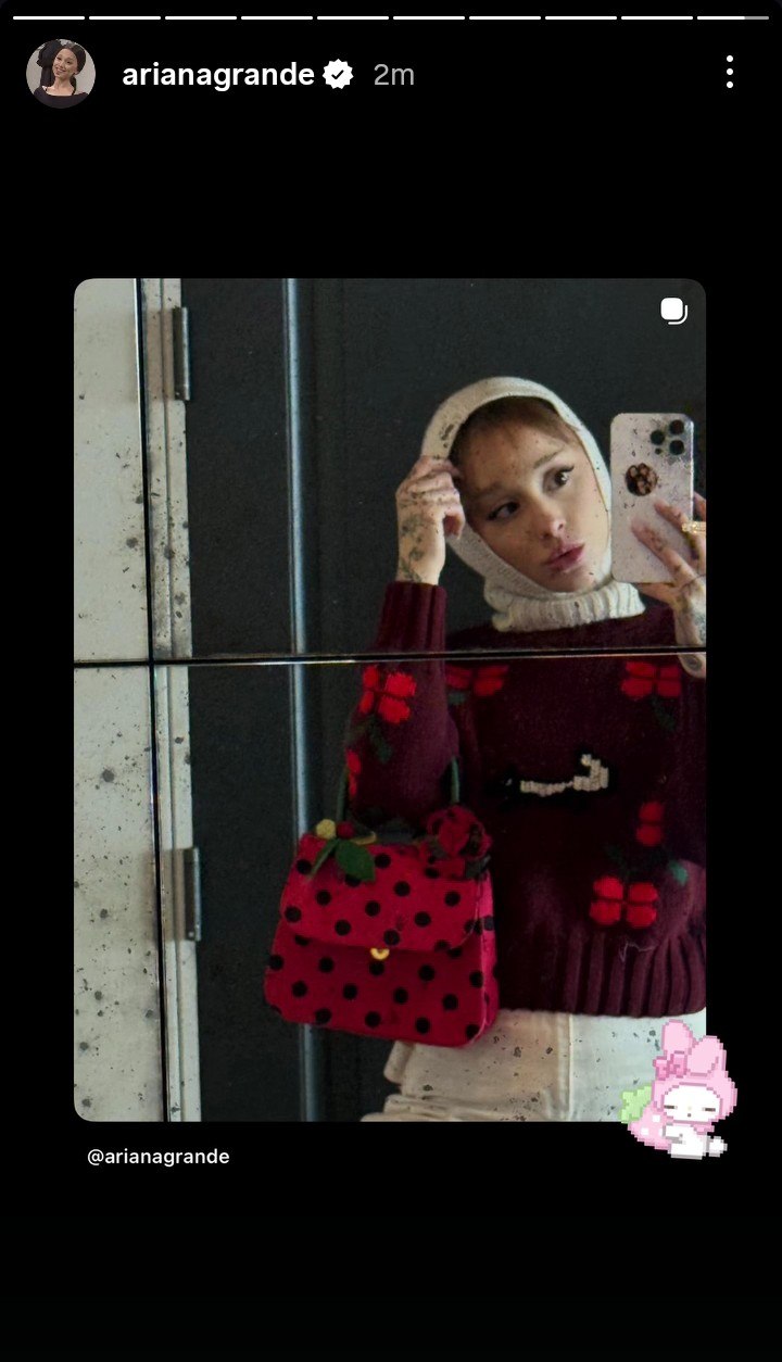 Ариана Гранде в своём блоге